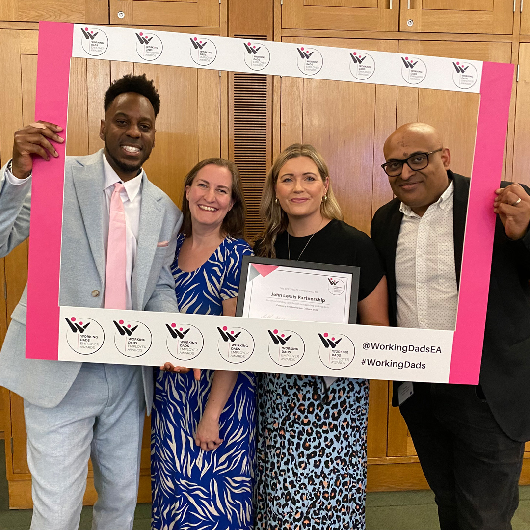We're really proud to have won the ‘Leadership &amp; Culture Award’ at the <a href="/WorkingDadsEA/">Working Dads Employer Awards</a> Awards.🏆

Living and breathing a family-friendly culture is hugely important to us, be it through our policies or our Dad Club &amp; Working Parents Network.💚
 
#DrivenByPurpose #FindYourHappier