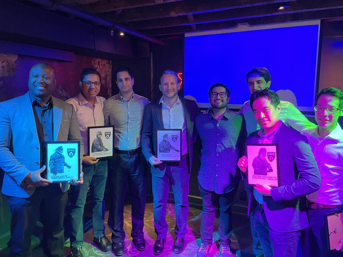 BWH Interventional Cardiology (@bwhintcard) on Twitter photo Proud of our graduating interventional/CHIP/structural fellows!
<a href="/DaveGrossMDPhD/">David Gross</a> <a href="/arnavkumar/">Arnav Kumar, MD, MSCR</a> <a href="/JKhambhati/">Jay Khambhati</a> <a href="/fangjonathanx/">Jonathan X Fang, MBBS, FACC, FSCAI</a> <a href="/MotasemAlyamani/">Motasem Alyamani معتصم اليماني</a> <a href="/s_adusumalli/">Srikanth Adusumalli</a> <a href="/ZaidAlMarzooq/">Zaid Almarzooq</a> <a href="/Clauden_Louis/">Clauden Louis</a> Mike Lee
Thank you to Tyler Newman for the amazing graduation portraits! Proud of our graduating interventional/CHIP/structural fellows!
<a href="/DaveGrossMDPhD/">David Gross</a> <a href="/arnavkumar/">Arnav Kumar, MD, MSCR</a> <a href="/JKhambhati/">Jay Khambhati</a> <a href="/fangjonathanx/">Jonathan X Fang, MBBS, FACC, FSCAI</a> <a href="/MotasemAlyamani/">Motasem Alyamani معتصم اليماني</a> <a href="/s_adusumalli/">Srikanth Adusumalli</a> <a href="/ZaidAlMarzooq/">Zaid Almarzooq</a> <a href="/Clauden_Louis/">Clauden Louis</a> Mike Lee
Thank you to Tyler Newman for the amazing graduation portraits!