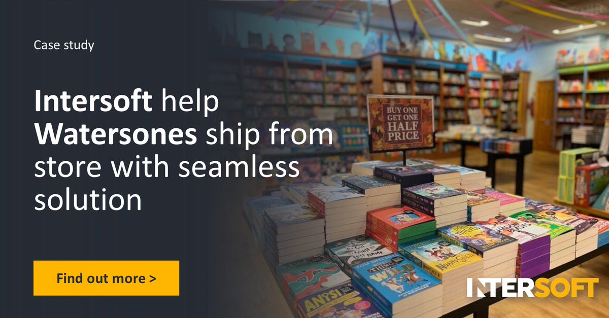 ⚡📖 <a href="/Waterstones/">Waterstones</a> needed to adapt to the changing eCommerce landscape and utilise the inventory stuck in their stores.

Intersoft's ship-from-store solution was exactly what the bookseller needed 📚✔️

Find out how: hubs.la/Q01V1xgd0

#eCommerce #ShipFromStore