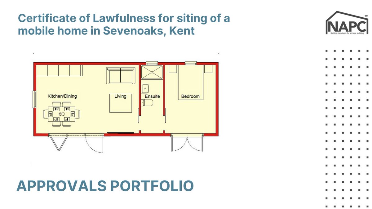 NAPC_UK's tweet photo. We successfully obtained a Certificate of Lawfulness for one of our clients. A COL recognises the mobile home as a lawful residence without needing full permission. Get in touch today 01285 283200/info@napc.uk/www.napc.uk
#CaravanAct #PlanningPermission #NAPC_uk https://t.co/TdbJHN3jKA