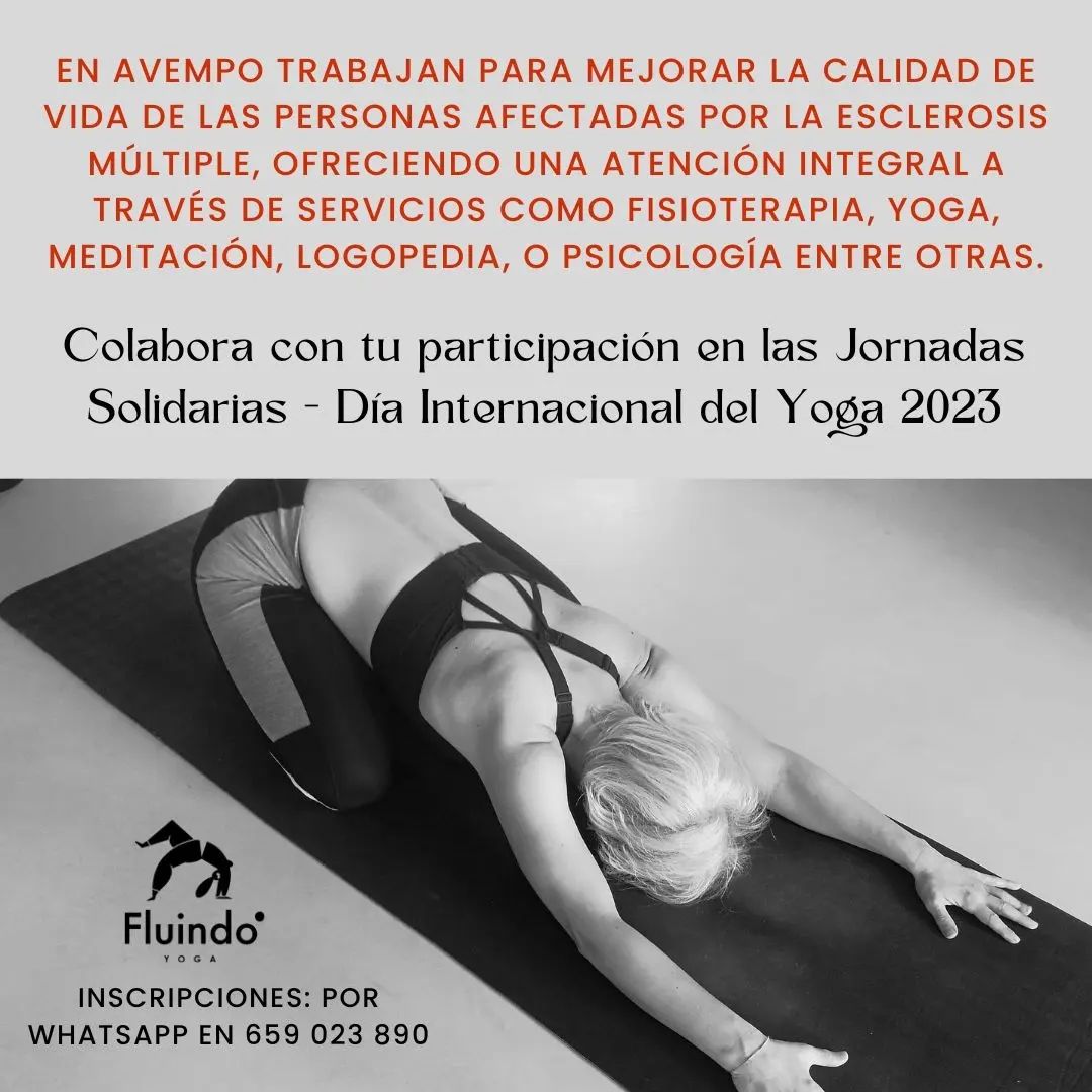 🧘 Muchísimas gracias a Fluindo Yoga por su gesto solidario con AVEMPO en sus clases solidarias en #Vigo por el #DíaInternacionalDelYoga y transmitir toda su energía a las personas que conviven con #EsclerosisMúltiple 😍❤️