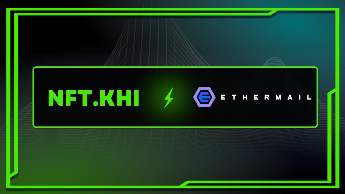 🎉Exciting news! We are partnering with @nftkhi_ ! 🎨Join us on this journey into the dynamic world of NFTs.
📧Subscribe to their newsletter via EtherMail for exclusive updates and auto-whitelisting for future NFT drops. 
Sign now and receive 250 EMC! 🌐