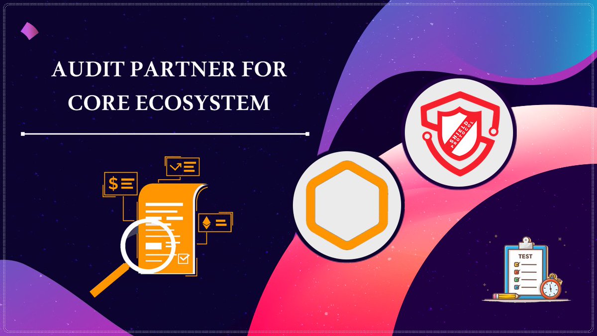 We are excited to announce that we are collaborating with Core DAO Team <a href="/Coredao_Org/">Core DAO 🔶</a> . Now, all ecosystem projects of #coredao can avail Smart Contract &amp; KYC Audit Services from Shield Protocol with extra benefits

INFO: shieldprotocol.org/auditservice.p… 

LET MAKE WEB3 SAFER PLACE