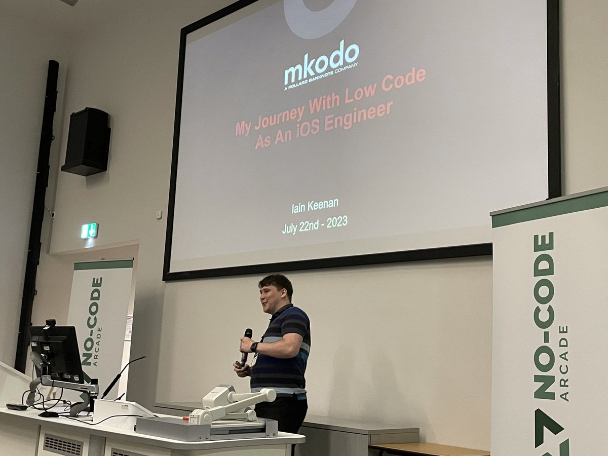 nocodenortheast's tweet image. Up next is Iain Keenan from @mkodo giving us insight into doing traditional software development with no-code!

#NoCodeArcade #TechNExt23