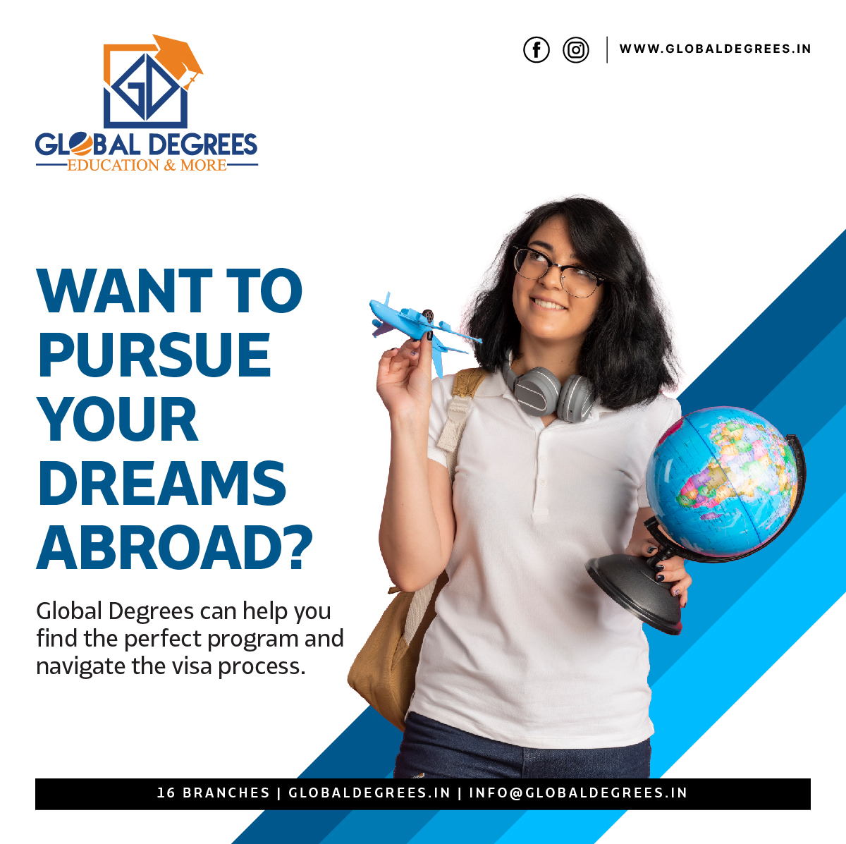 For all of your visa requirements, go no further than Global Degrees. 
we are here to help students and parents navigate the study abroad process.

#globaldegreesupport #studyabroadmadeeasy #visaneeds #hasslefreeexperience #reliablepartners #visaprocessmadeeasy #studyabroaddreams
