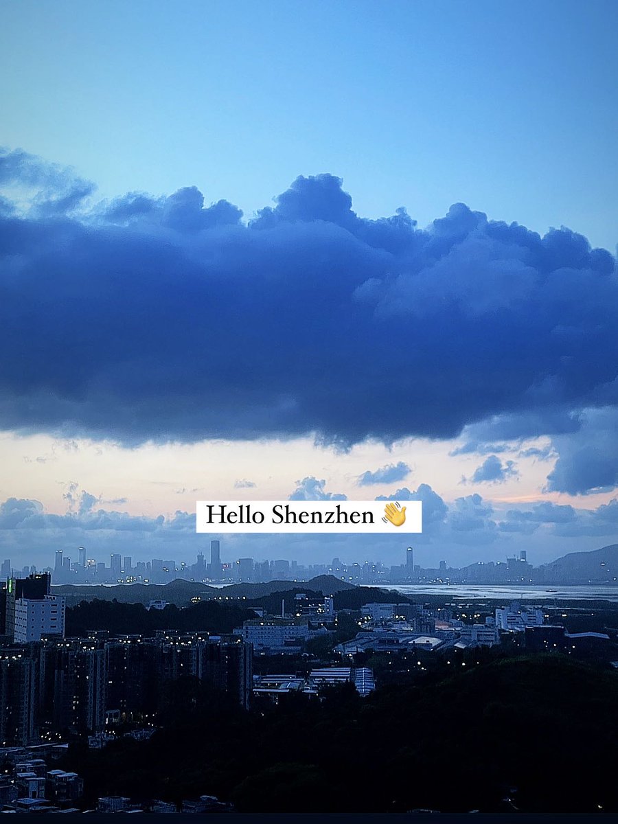 Can't help sharing random stuff as this is gonna be my personal Twitter account.  I can literally spy on #Shenzhen from my apartment hehe