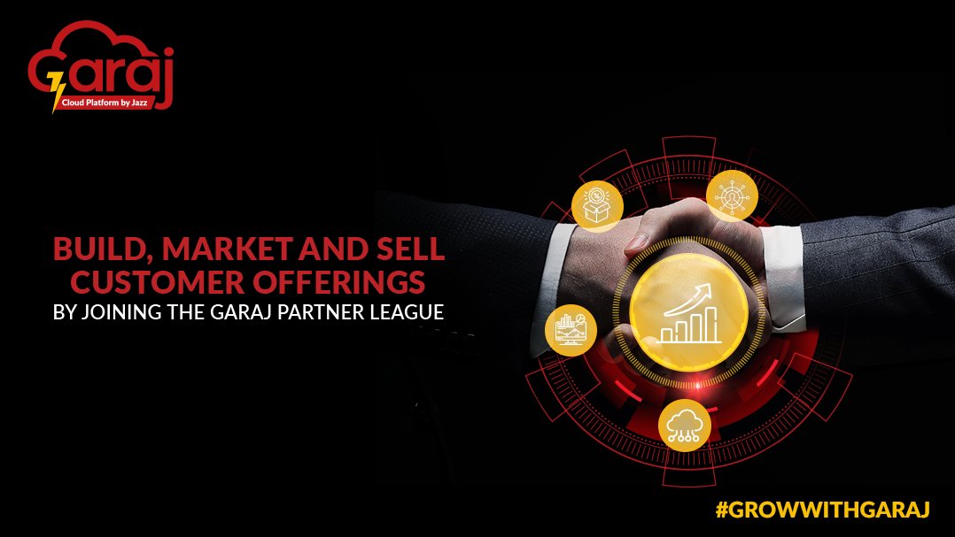 Unlock limitless market potential now! Join the Garaj Partner League to build, market, and deliver customer offerings that fuel revenue and accelerate growth. For information: bit.ly/3pbqSD0

#GrowWithGaraj #GarajCloud #OpportunitiesUnlocked