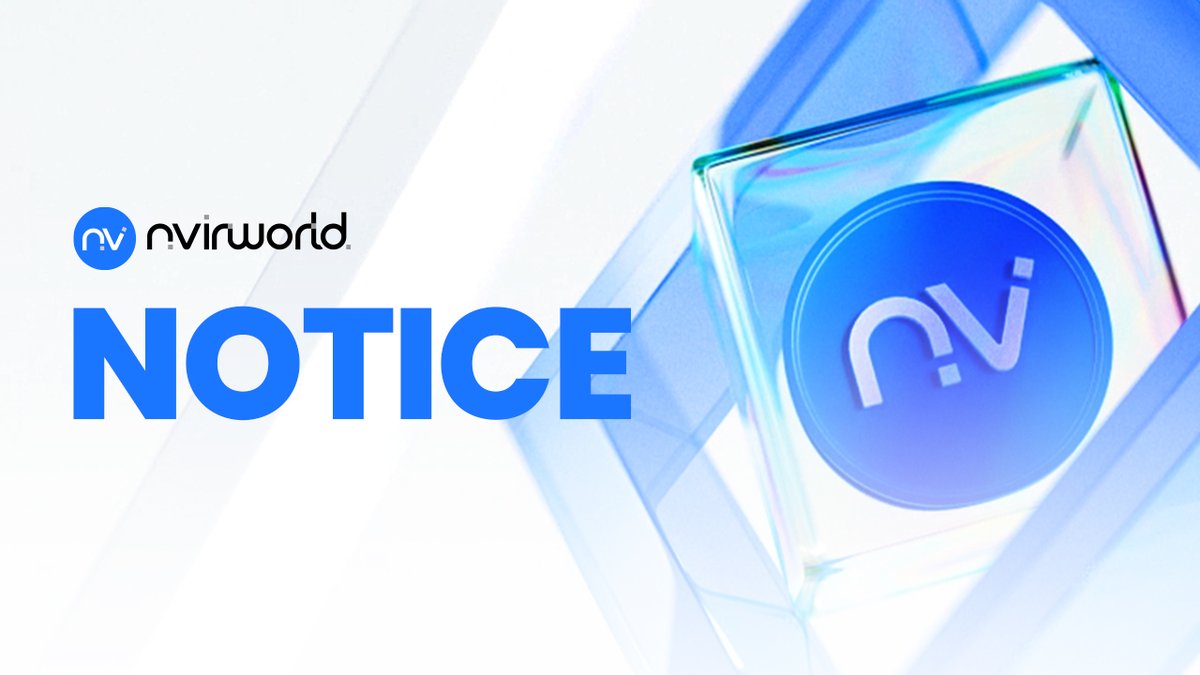 📌 NvirWorld NvirMarket Email Inquiry Address Temporary Change Notice

Due to the mail server migration, we are unable to respond to emails received at help@nvirworld.com, which is the channel for '#NvirMarket #NFT Unauthorized Usage/Copy Reports and Inquiries.'

Until the server…