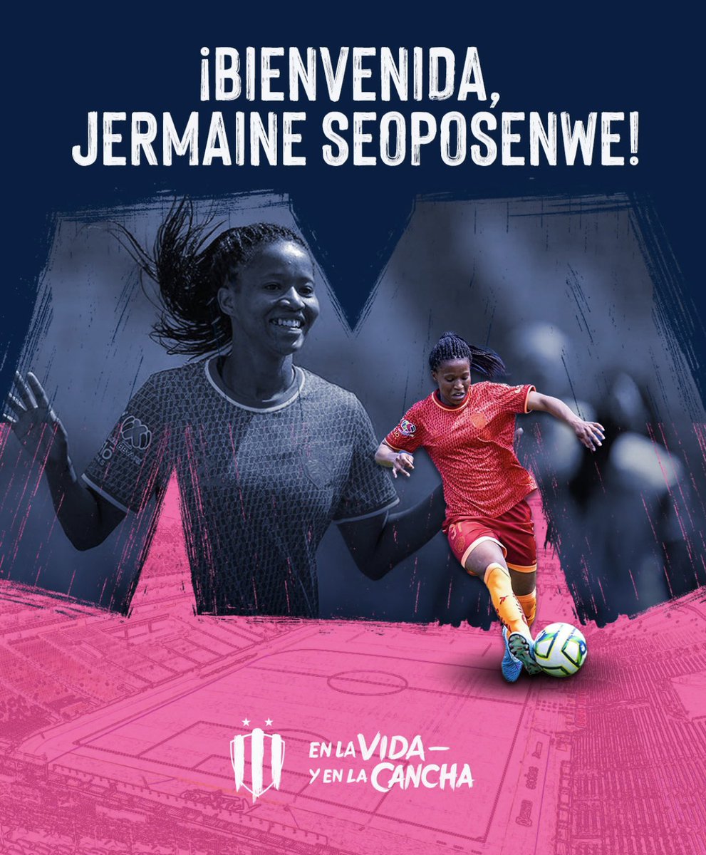 NEW HOME!!

Banyana Banyana star Jermaine Seoposenwe has signed for Mexican club FC Rayadas (A.K.A Monterrey) from FC Juarez.

The attacker joins a bigger club after an impressive season with Juarez in her first campaign in Mexico.

#MzansiBallerz