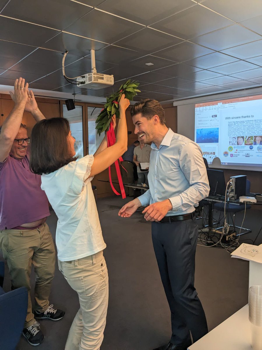 AdamJonAndrews's tweet image. PhD cum laude ✅ Thankful for a great few years in Bologna and delighted to announce I will begin a permanent research position @NIVAforskning in Oslo 🇳🇴 in September 🥳 Excited to work on ecosystem consequences of offshore wind and contribute towards the green transition 🌍