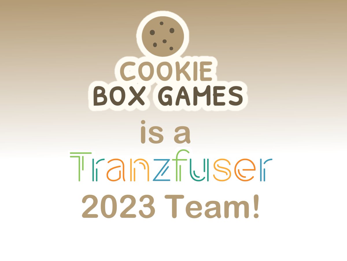 CookieBoxGames's tweet photo. We are SO excited to announce that Cookie Box Games is an official @Tranzfuser team for #Tranzfuser2023!

We will be producing a rhythm fighting game called Slam Session, and we are so excited to share more with you in due course. Stay tuned, we're baking up something real good! https://t.co/xLPkypXmtw
