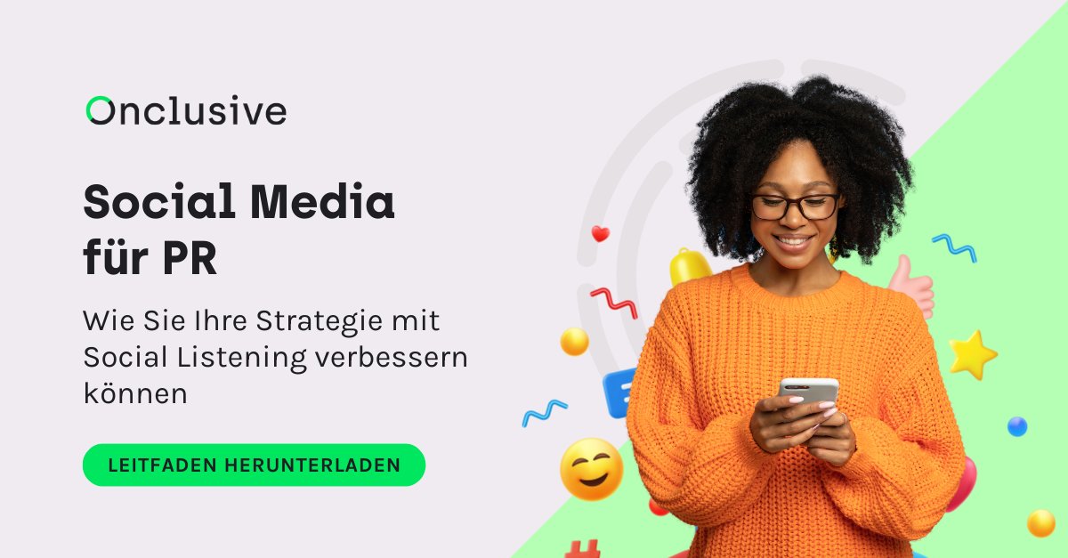 Soziale Medien sind ein wesentlicher Bestandteil von PR- und Kommunikationsstrategien geworden - aber nicht nur für Marketingteams! Visionäre Marken nutzen bereits die strategischen Vorteile, die #SocialListening Tools für PR bieten.
onclusive.com/de/ressourcen/…

 #pr #socialmedia
