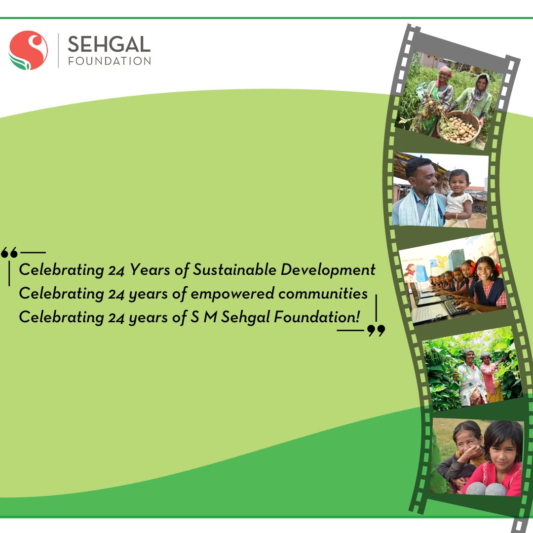 Here's to 24 years of sustainable development, and many more to come!

Together, we empower rural India!

#Ruraldevelopment #Sustainability #SMSF #NGO #Ruralpeople #Development #Farmers #Women #UNSDG