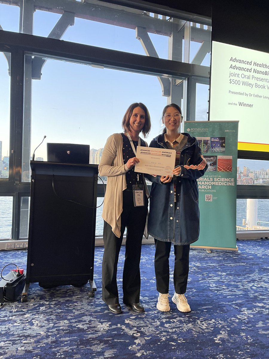 Attended the incredible #OzNanomed conference in Sydney! Three days packed with reconnecting with old friends and making new ones. The research presented was sparking fresh ideas. ❤️Shoutout to our PhD student Weixu Wu for winning the Best Oral Presentation Award! So proud! 👏🎉