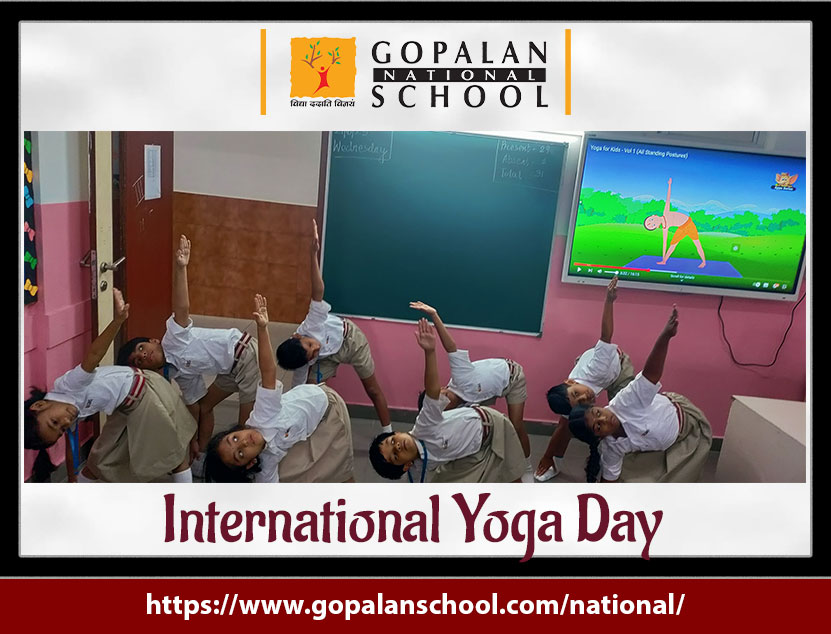 𝐈𝐧𝐭𝐞𝐫𝐧𝐚𝐭𝐢𝐨𝐧𝐚𝐥 𝐲𝐨𝐠𝐚 𝐝𝐚𝐲 
#ICSESCHOOLS #GNS #bestschool #schoolsinwhitefield #gopalannationalschool #yogaday #health #InternationalDayofYoga