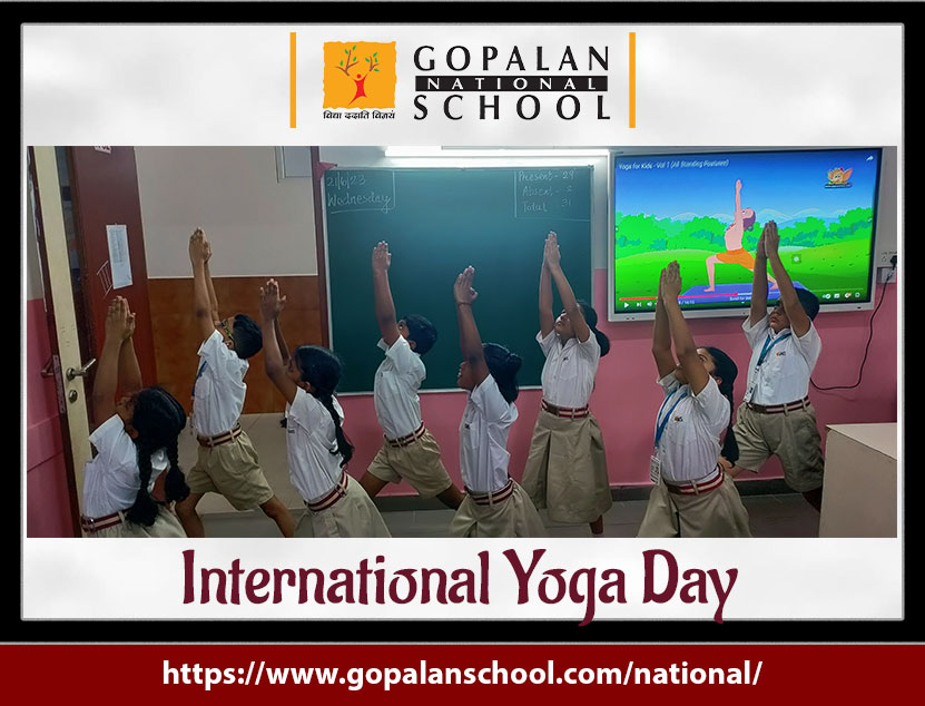 𝐈𝐧𝐭𝐞𝐫𝐧𝐚𝐭𝐢𝐨𝐧𝐚𝐥 𝐲𝐨𝐠𝐚 𝐝𝐚𝐲

 #ICSESCHOOLS #GNS #bestschool #schoolsinwhitefield #gopalannationalschool #yogaday #health #InternationalDayofYoga