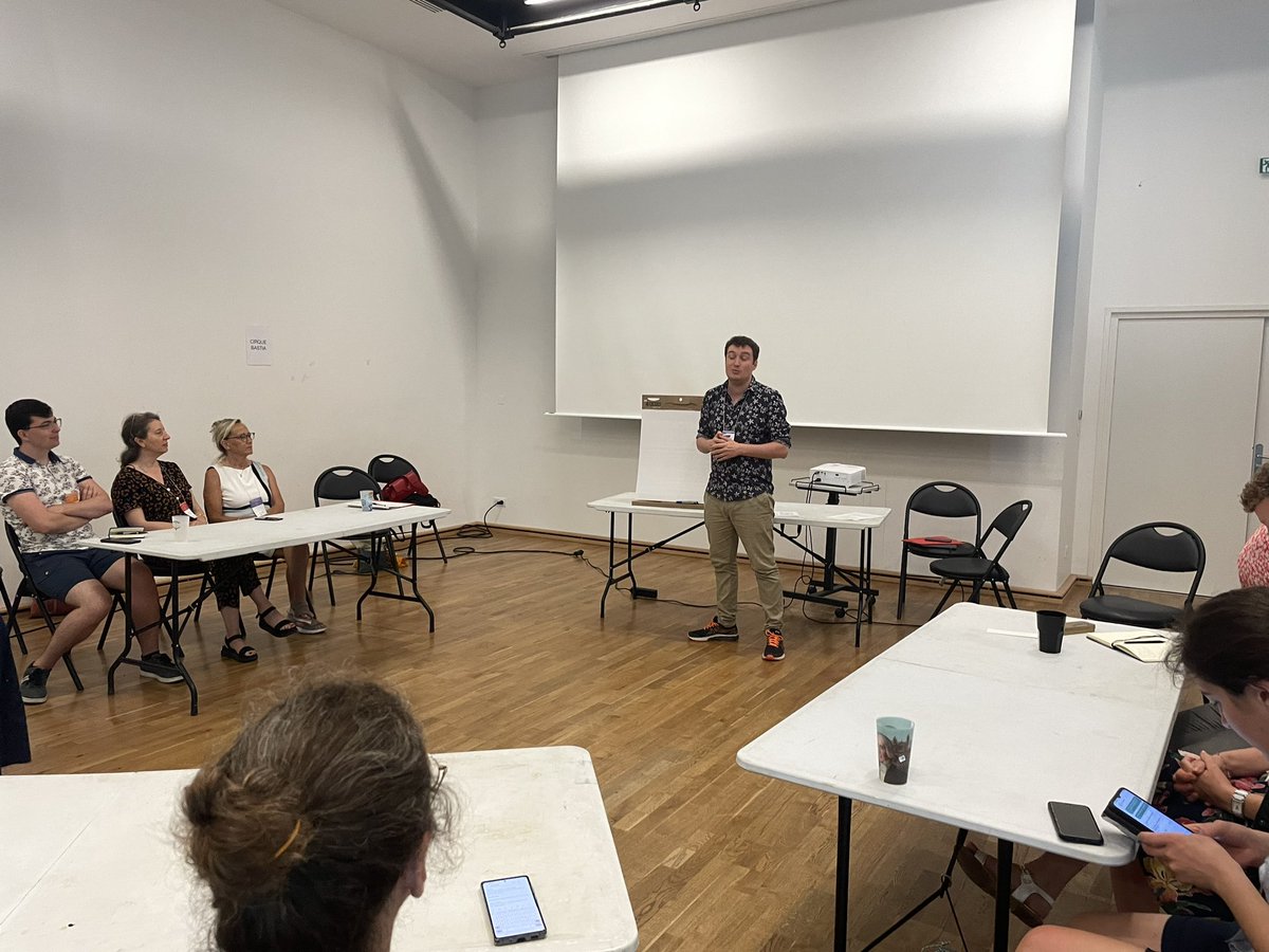 #Amcsti2023

🔍︎ Les congressistes du Parcours "La médiation scientifique en question" découvrent de nouvelles manières de faire de la médiation et débattent des enjeux liés à la médiation de demain !