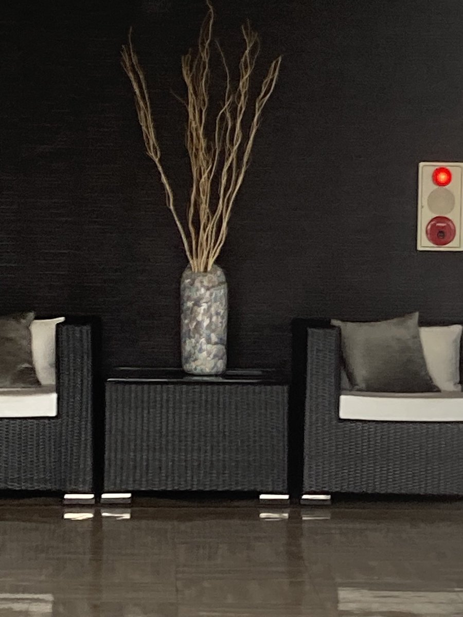 自分が働いているホテルの玄関に
作品を置かせて頂きました。
嬉しいデス。