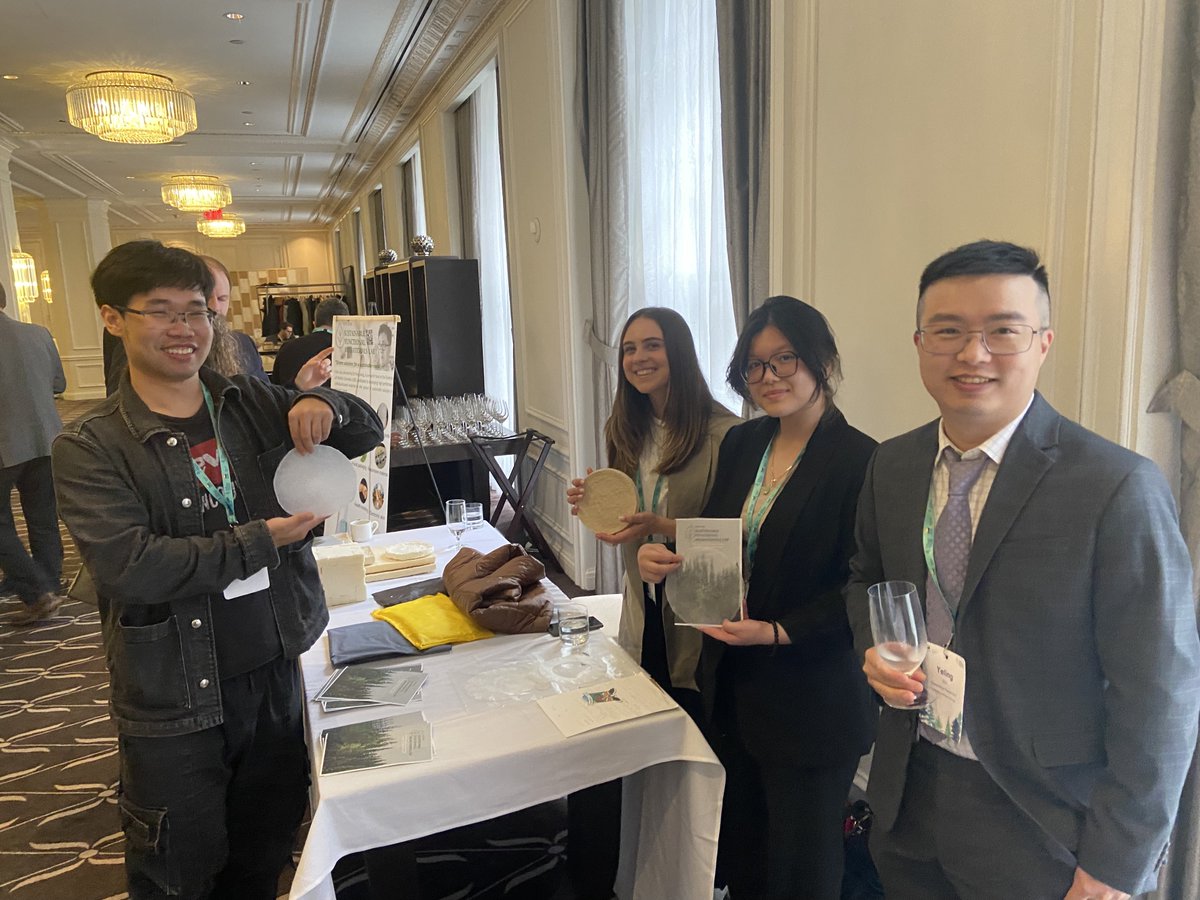 Feng Jiang (@sus_funct_bio) on Twitter photo Super excited to attend #FIBC2023 Bioeconomy Conference and gave a talk on our collaboration with Wet’suwet’en First Nation and showcased our innovative bioproducts. Truly appreciate the great vision of IBIO branch from the Office of Chief Forester for building the bioeconomy. Super excited to attend #FIBC2023 Bioeconomy Conference and gave a talk on our collaboration with Wet’suwet’en First Nation and showcased our innovative bioproducts. Truly appreciate the great vision of IBIO branch from the Office of Chief Forester for building the bioeconomy.