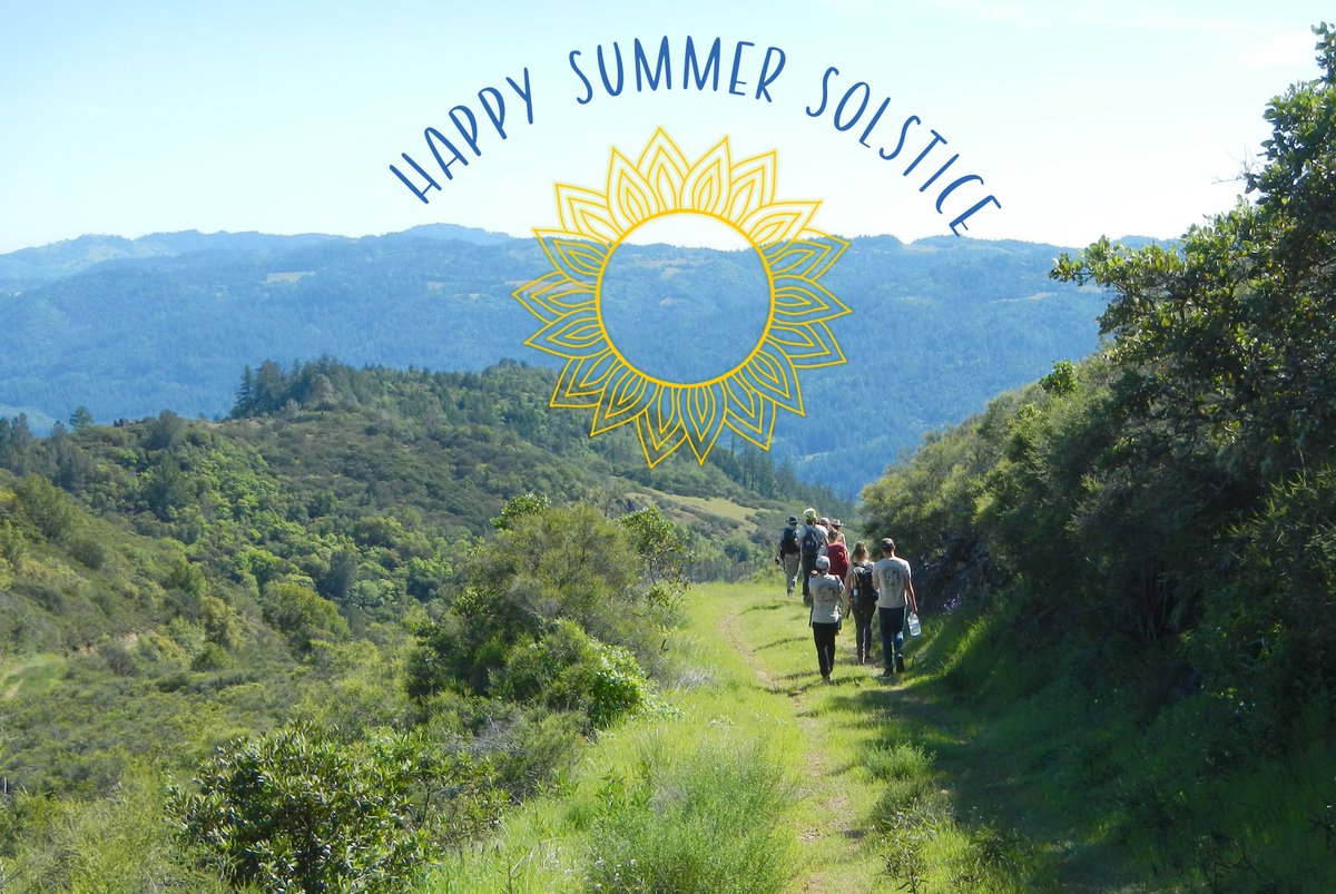 Happy Summer Solstice! We hope you were able to you connect with nature today and celebrate the start of summer. #SummerSolstice #napalandtrust #landtrustnapacounty #gohikenapa