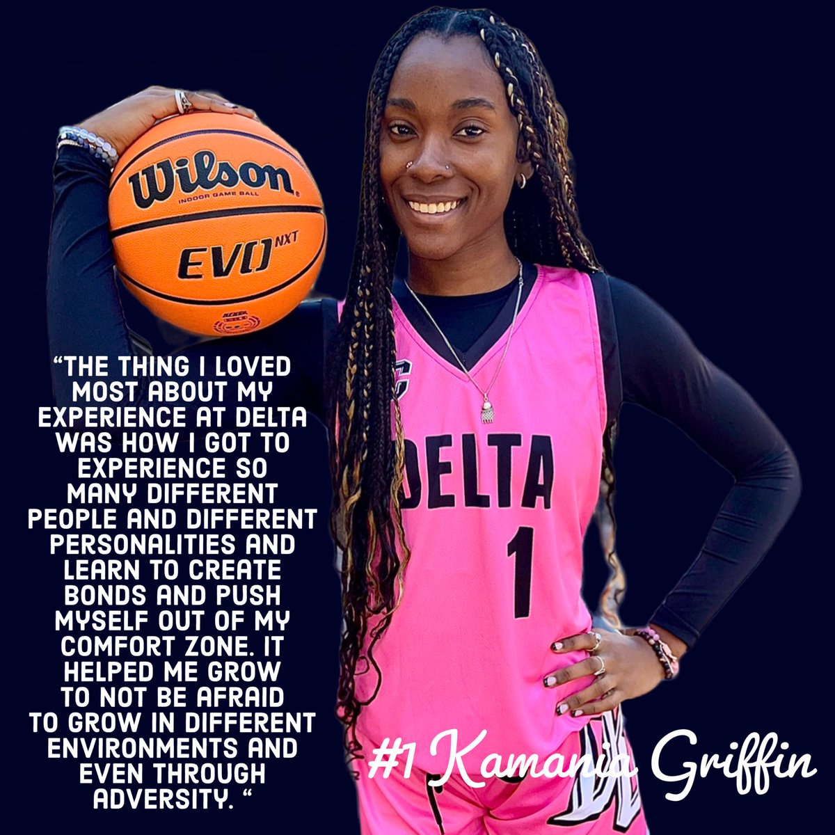 DeltaWBBall's tweet photo. ⭐️Transfer ALERT ⭐️Soph Kamania Griffin will be attending Cal State San Marcos this fall to pursue her Bachelor of Arts degree in Sociology. “KG” graduated from Delta with her AA degree in Psychology for transfer students. You will be missed !! #Dsquad4L @kamaniagriffin https://t.co/SeLPYFS7ZR