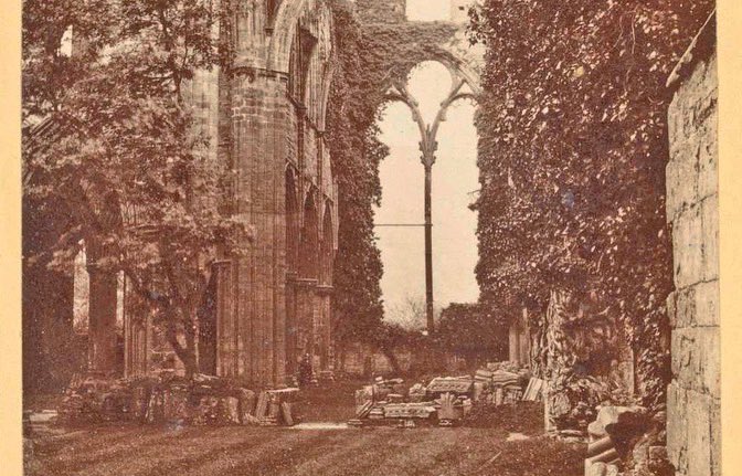 Lots of research goes into our investigations at Tintern Abbey. Here are some lovely early images of the Abbey Church. They tell a long conservation story! <a href="/cadwwales/">Cadw</a> <a href="/ArchaeoDomus/">Ross Cook</a> #medieval #Archaeology
