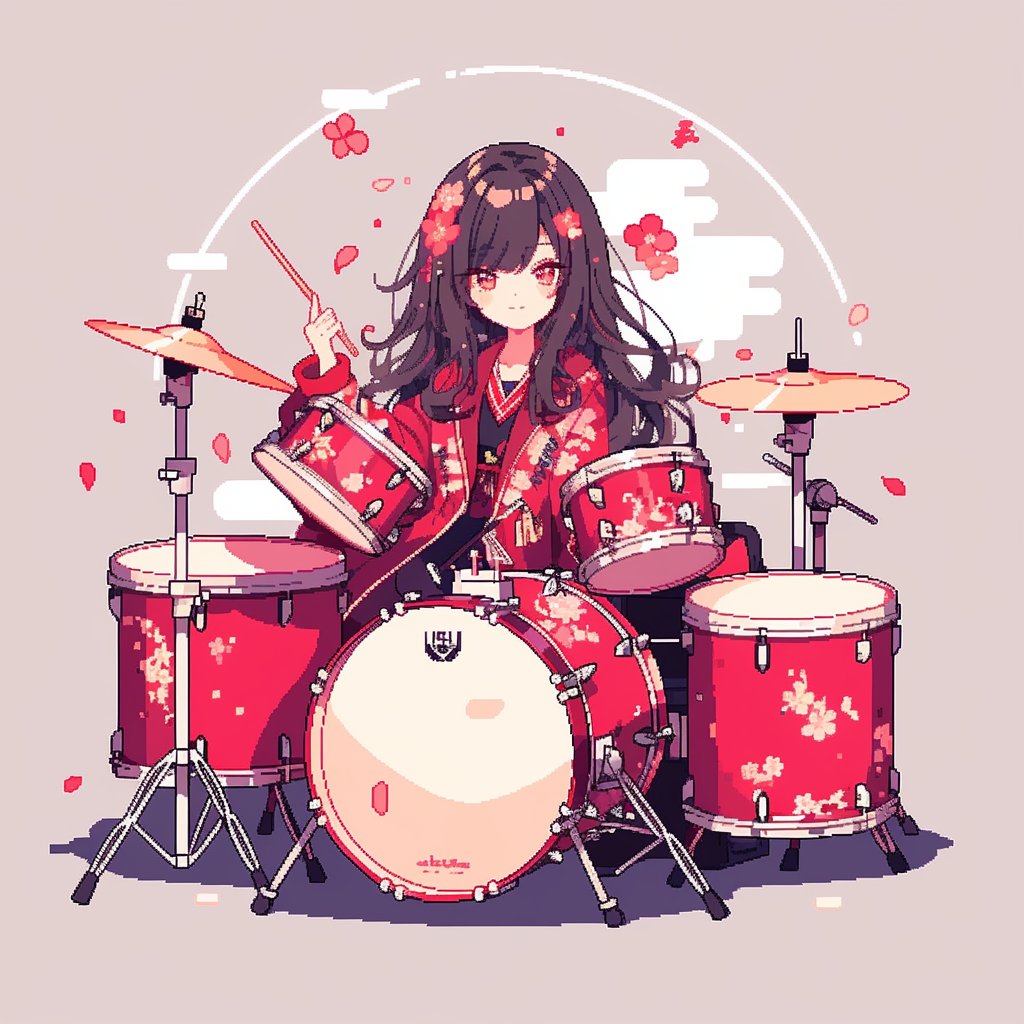 FaceMotive's tweet photo. New items have been added to the collection.
A musical instrument and a woman are represented by dots.
I'll put up a sample, so if you are interested, please visit the #opensea collection.
Please reply for the link to the collection. https://t.co/zCGk2Q4vGl