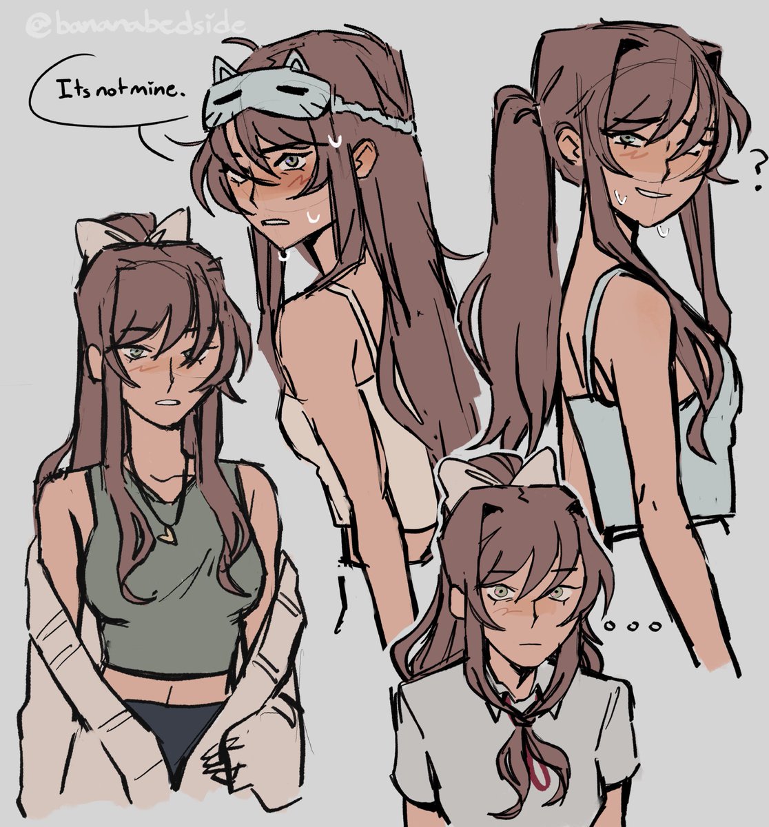 Today was a Monika day #DDLC