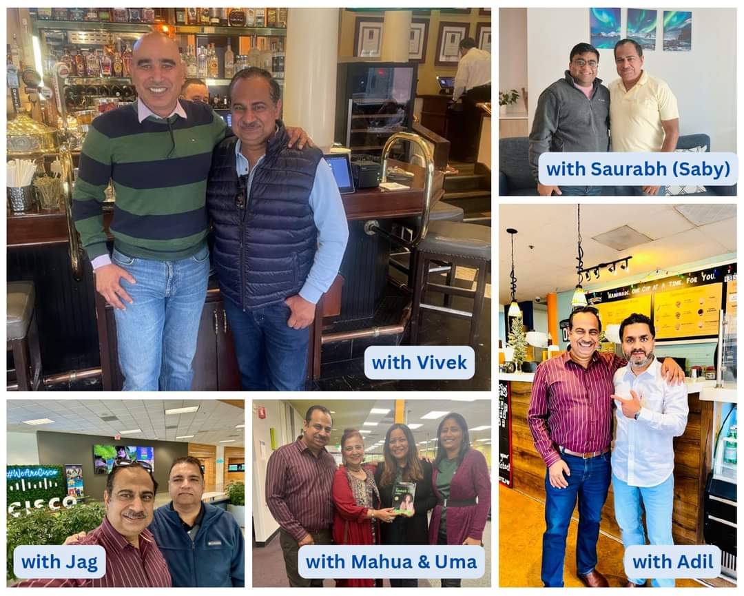 AmitChawlaCoach's tweet photo. 𝐕𝐚𝐥𝐮𝐞 𝐨𝐟 𝐈𝐧-𝐏𝐞𝐫𝐬𝐨𝐧 𝐂𝐨𝐧𝐧𝐞𝐜𝐭𝐢𝐨𝐧𝐬
 
All these meetings reminded me that building #relationships matters. Even after a long gap, they took genuine interest to meet me &amp; we picked up from where we left off. The years in between didn't matter. https://t.co/vKHbJeMvrH