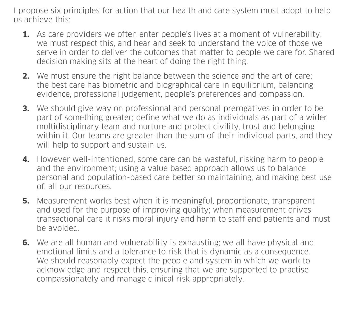 DrGregorSmith's tweet image. As we recover and reform healthcare, we must avoid industrialised, transactional approaches to the way we provide care. Instead, Careful &amp;amp; Kind care, the essence of #RealisticMedicine must be at its heart. 

My annual report: Doing the Right Thing gov.scot/publications/r…