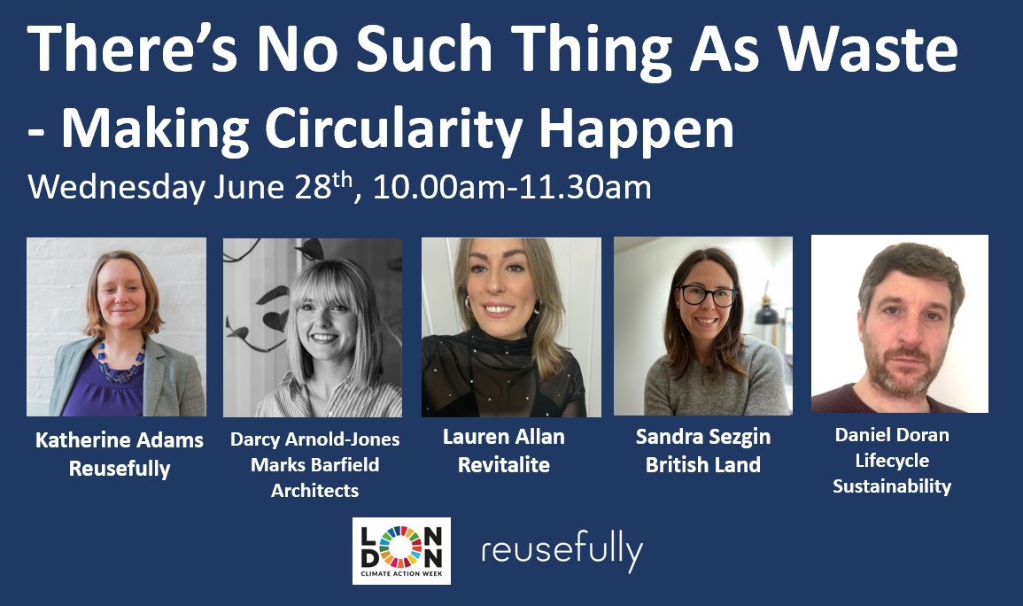 There's still time to book for our free online event for #LCAW2023 next week on #circularity in buildings. There really is no such thing as #waste ! bit.ly/3WV3Pc5