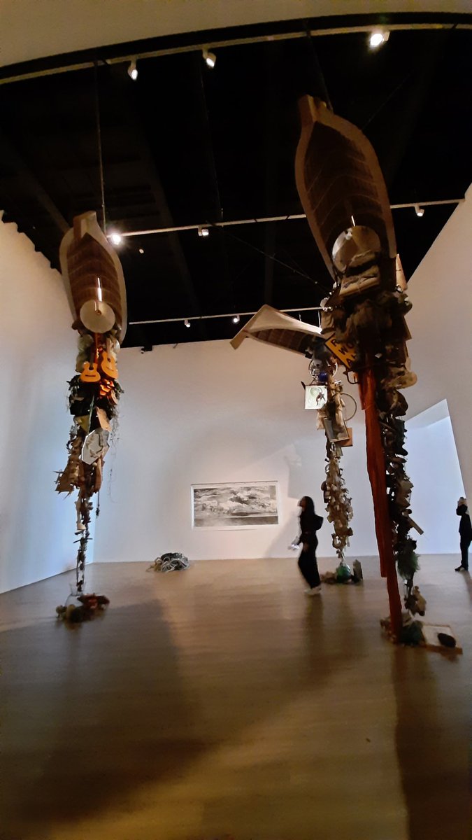 Preview media untuk pameran survei dari pasangan seniman asal Filipina, Isabel dan Alfredo Aquilizan bertajuk Somewhere, Elsewhere, Nowhere di <a href="/MuseumMACAN/">Museum of Modern And Contemporary Art in Nusantara</a> 

Sepanjang ruang pamer, audience akan disuguhkan karya-karya yang sangat monumental namun personal.

Baguss banget 🥲🥲