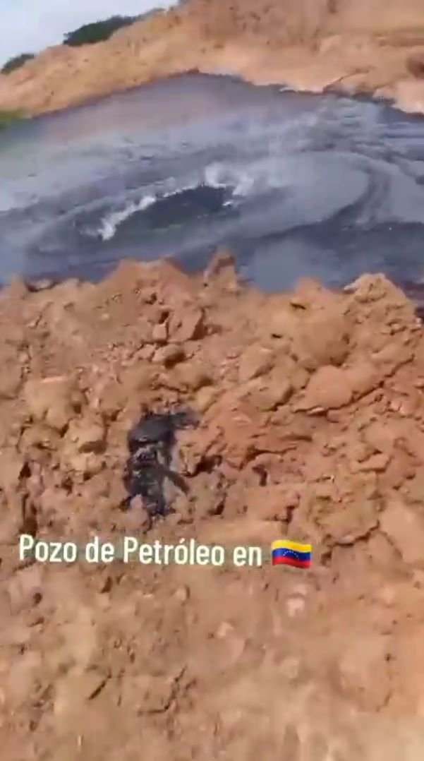 AKP'lilerin Gabar'da petrol bulundu diye paylaştığı videonun 28 Mayıs'ta Venezuela'da çekildiği görülüyor...