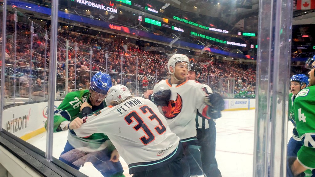 paulbux's tweet photo. It was an unforgettable season from start to finish for the Coachella Valley @Firebirds, going all the way to the Calder Cup Finals Game 7 OT. Awesome group of players. Electric fan atmosphere. This is just the beginning 🔥🌴🏒 https://t.co/jl8uvRsyi9