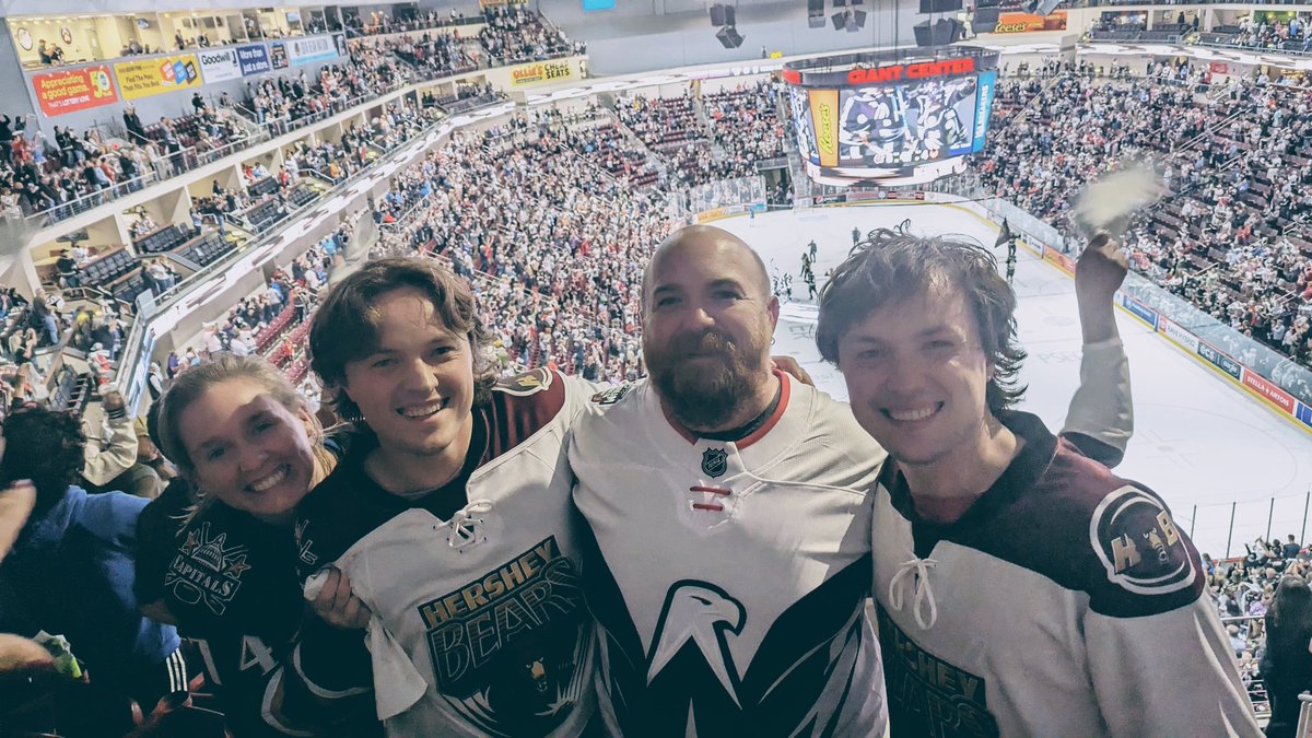 JonoWilliam's tweet photo. Game 3 overtime win for the @TheHersheyBears and now #CalderCup champions! So cool to have been at the start of the comeback https://t.co/MV07a2a21C