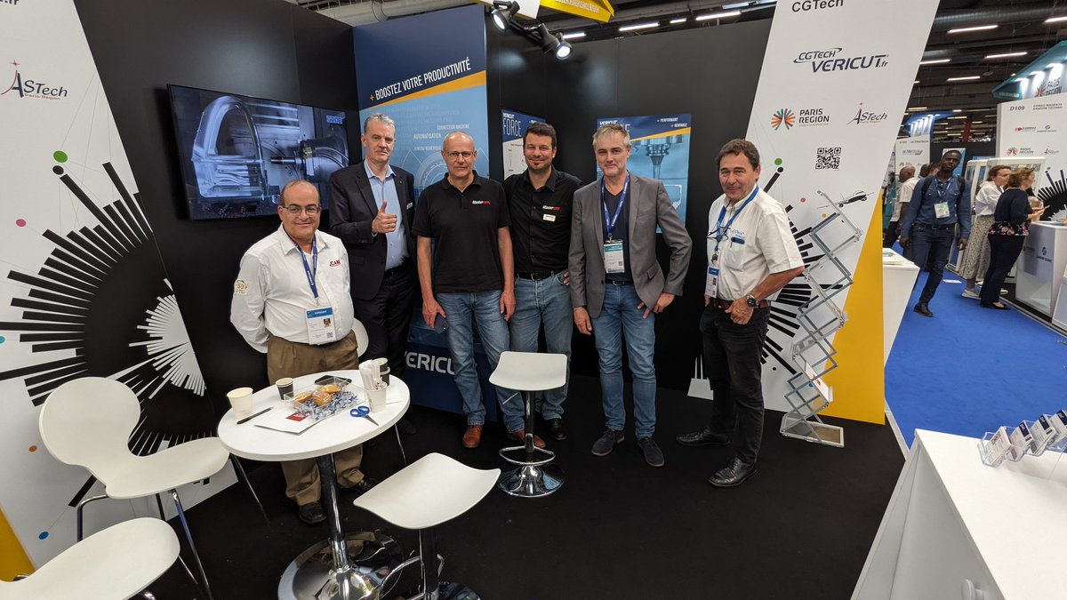 Vericut_france's tweet photo. Une belle journée avec ICAM Technologies Corporation et Mastercam sur notre stand D118 – Hall 4 lors du International Paris Air Show 
-
https://t.co/QQ7blfr6Fv
-
#CGTech #VERICUT #aero #aeronautique #SIAE #SIAE2023 #SIAE23 #bourget #paris #salondubourget https://t.co/hp29VfFgbk