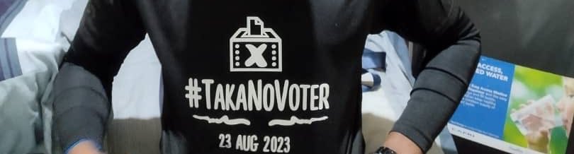 And now the noise successfully and legally begins. Tell a friend to tell a friend that the 23rd of August is the day !!!!!!!
 #TakaNoVoter
#VoteOrMissOut
#TakaNoVoter
#SesiYaVoter