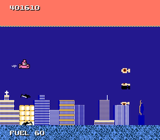 今日は何の日：#スクーン の発売日
1986年6月26日／(c)アイレム

オトト星人が世界中の海面を上昇させ
都市が海底に沈む。
潜水艦スクーンで海底施設に閉じ込めらた人間を救助しながら敵を倒すシューティング。

人間をサメに食われないようスクーンに乗せ、
地表の人口島へ。

人魚さんグラはセーフ？