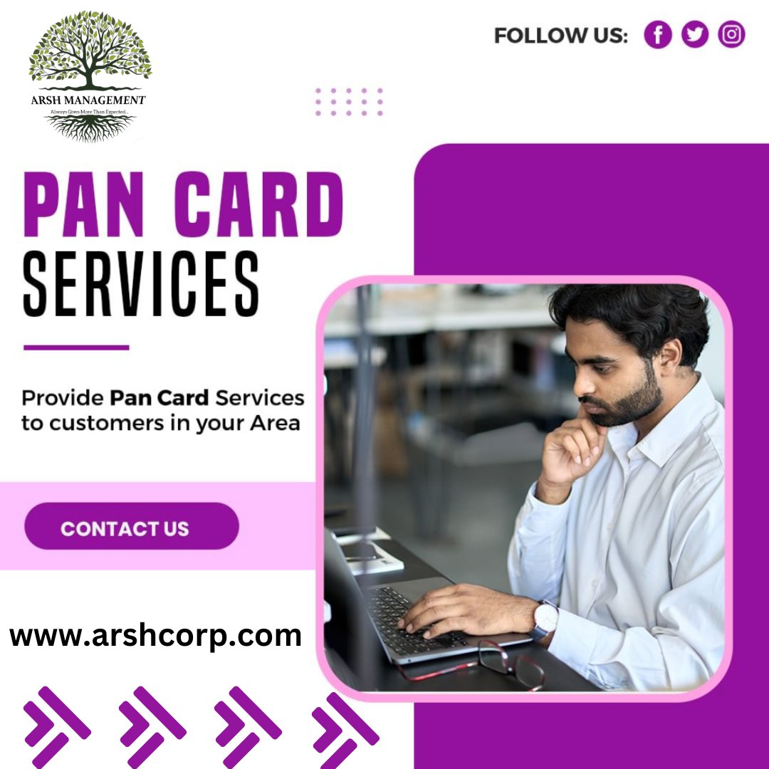arshmanagement's tweet image. पैन कार्ड सर्विसेज : - अपने क्षेत्र में अपने स्टोर से ग्राहकों को दें PAN CARD अप्लाई करने की सुविधा। साथ ही ग्राहकों को दे अन्य सभी तरह के बैंकिंग सर्विसेज की सुविधा। अधिक जानकारी के लिए संपर्क करें|
arshcorp.com
.
.
#jobs #jobhunt #JobHuntChat #hiring #Interview