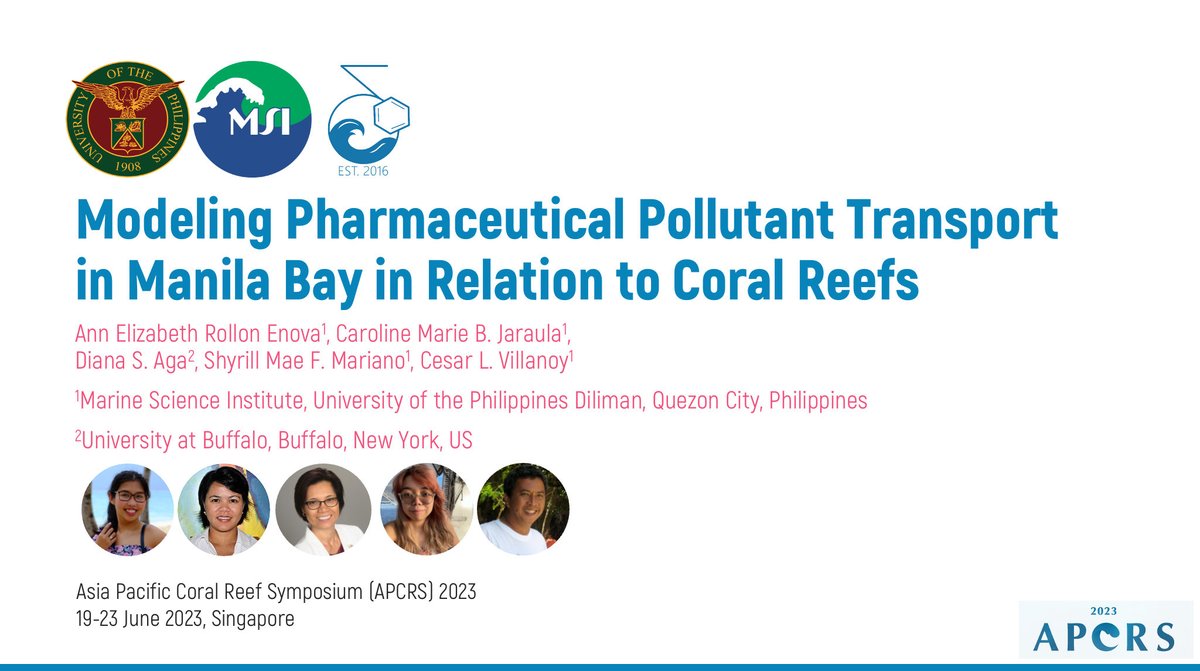 Hi <a href="/apcrs2023/">APCRS2023</a>!! I’ll be sharing my study on pharmaceutical pollutant transport today at 4:15 pm! Please drop by if you’re interested on modeling pollutant transport and emerging pollutants 💕

PS It’s my first face to face oral presentation on an international crowd 😅 #APCRS2023
