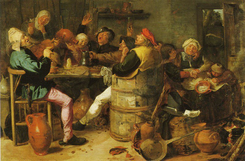 Bosschenaren waren in de Middeleeuwen bang om (Dieze)water te drinken. Om gezond te blijven dronk men daarom zuiver bier (2% alcohol). Historici hebben aan de hand van oude accijnsopbrengsten berekend dat er minstens een liter bier per persoon per dag werd gedronken!