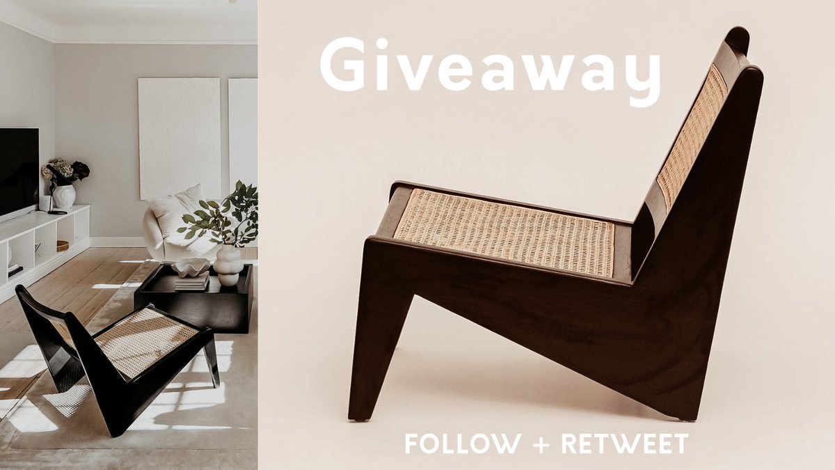 💥Eid Giveaway💥 to celebrate Eid Al Adha, we’re giving you the chance to win a Joali lounge chair✨

To enter:
⚡️Follow <a href="/houseofmakana/">Houseofmakana</a> 
⚡️Retweet &amp; like this tweet

Giveaway closes on 27th June. Good luck✨ #houseofmakana