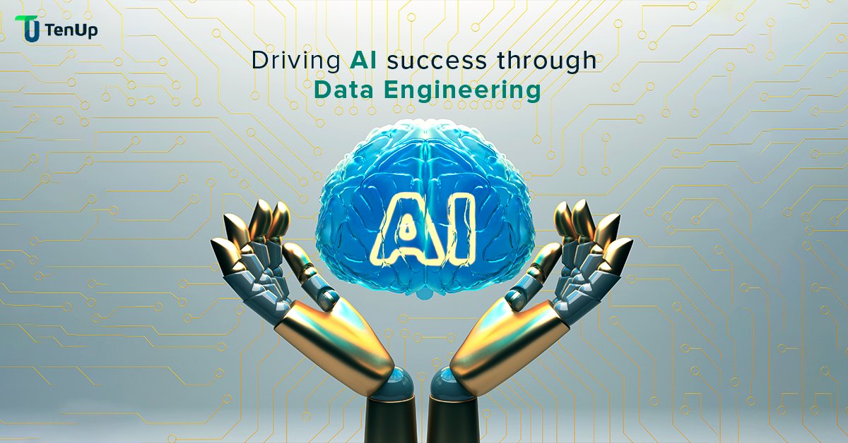 tenupsoft's tweet photo. #DataEngineering is the backbone of #AIModels. Discover how #datapipelines, #ETLProcesses, and data quality assurance play a vital role in the success of AI initiatives. #DataQualityAssurance #AISuccess #DataDriven #DataManagement #BigData #TechInnovation #DataAnalytics https://t.co/FKPeYHaMvc