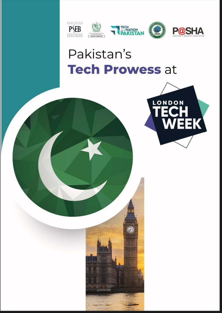 official_tdap's tweet image. Pakistani IT companies showcased their innovation and expertise at #LondonTechWeek2023! From AI to IoT, Cloud to Cybersecurity, our tech pioneers were at the forefront. Pakistan&apos;s Ambassador to the UK, Mr. Moazzam Ahmad Khan inaugurated Pakistan&apos;s Pavilion.