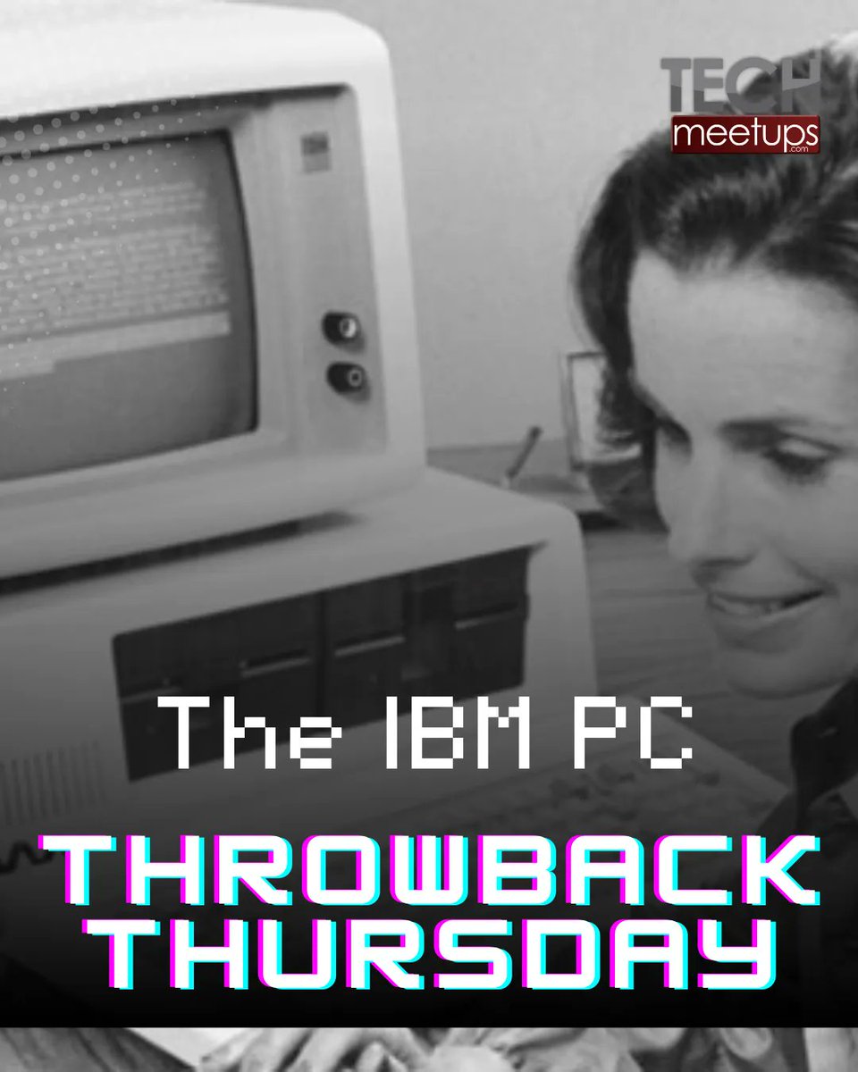 TechStartupJobs's tweet image. Throwback to 1981 when the IBM PC revolutionized the world of personal computing! 💾🖥️ 
This groundbreaking innovation set the standard for compatibility, versatility, and user-friendliness that we know and love today. 

Let's celebrate this tech milestone! 🌟 

#IBMPC #TBT #IBM