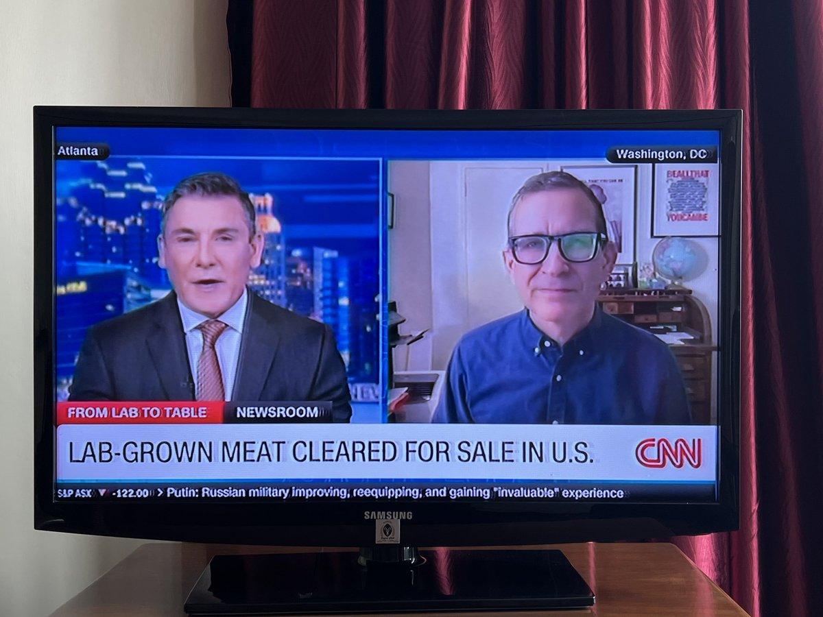 Meanwhile somewhere in the world … “Lab grown meat cleared for sale in the US.” I’m thinking cultural preferences, ethical implications, micronutrient availability and accessibility, and what this means for indigenous cultural livestock and wildmeat systems.