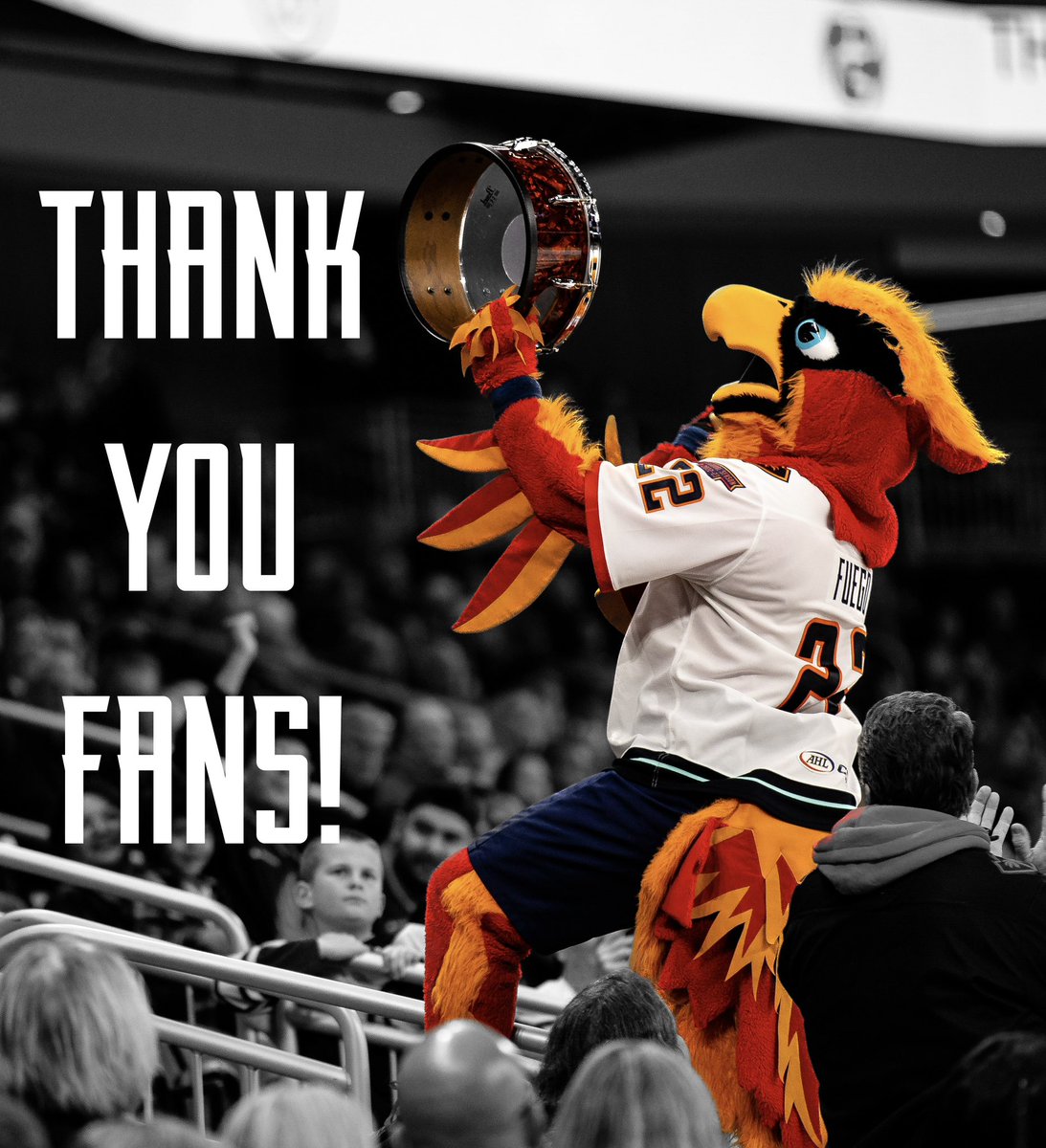 FuegoFirebirds's tweet photo. What a season. What a run. We put Coachella Valley on the map. And we couldn’t do it without you. We’ll be back. 🔥❤️🔥 https://t.co/g9Ftlx7XBO