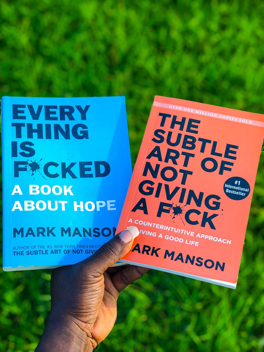 Being a bookworm, there are some books that should be read together.📚🔥

 6 Powerful Sets of Books That You Should Read Together if You Want to Improve Your Life. 👇🏿

[Frequently Read Together] 

1. The Mark Manson Classics 👌📚