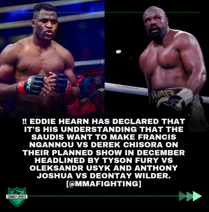 Eddie Hearn on Francis Ngannou vs Derek Chisora.