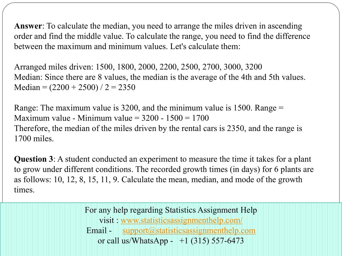 statisticsassi5's tweet image. Need help with your statistics assignments? Our expert team provides top-notch statistics assignment help, ensuring accurate analysis and interpretation of data. Get A+ grades today!
bit.ly/3hYGXYZ
#statisticsassignmenthelp #statisticsassignmenthelper #education #tutor